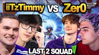 iiTzTimmy vs Zer0 in Last 2 Squads!! iiTzTimmy & Genburten Are Unstoppable!!