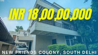 Independent Bungalow In New Friends Colony | South Delhi | India | Urrbo Global Realty #luxuryhomes