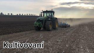 Kultivovaní s John Deere 8345r + Lemken 9karat Starojicko a.s @DANKISS