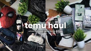 huge temu haul  ️ | tech and gaming, room decor, school stuff, & more!