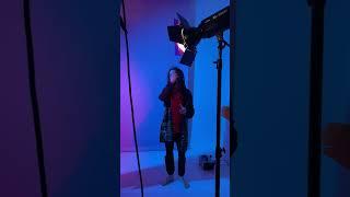 Уроки фотографии, обучение с нуля, Backstage с занятия, работа с цветным светом