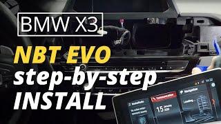 NBT Evo ID5/ID6 installation tutorial in a BMW G01 X3 - step-by-step guide