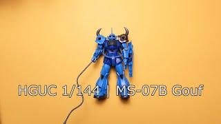 HGUC 1/144 | MS-07B Gouf | Mobile Suit Gundam | Speed Build