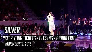 Regine Velasquez SILVER Concert "Keep Your Tickets" / Closing / Grand Exit November 16, 2012