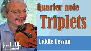 Quarter note triplets- violin lesson