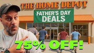 HUGE Home Depot Father's Day Deal Found! Up to 75% off for power tools at Home Depot