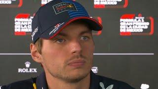 Max Verstappen: I don't make the rules! | Pre Race Interview  Mexico City GP 2024