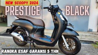 HADIR LAGI ! WARNA BARU SCOOPY 2024 PRESTIGE BLACK | 3835info