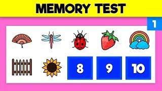 VISUAL MEMORY TEST | Train your visual memory – Video 1