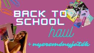 Back to school haul + NYEREMÉNYJÁTÉK  | Paula