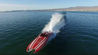 Insane 2700HP 40' Skater Running at Full Speed in Lake Havasu