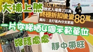 大埔南半山“上然”｜一次睇晒4個示範單位