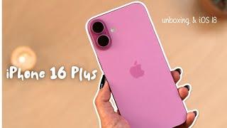 Unboxing iPhone 16 Plus iOS 18 & iPhone 15 comparison