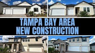 Tour 4 Tampa Bay Area New Construction Homes - Lennar Rainer Blackburn Denali Whitney Floor Plans