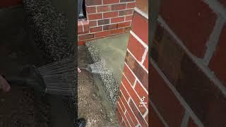 Exposed aggregate concrete