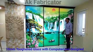 Slim Profile Sliding Doors with 10mm Toughened Glass Computerized designed || Ak Fabricator