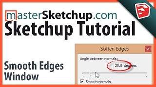 SketchUp Soften Edges Window