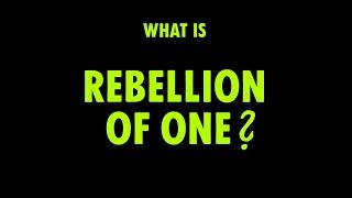 Rebellion of One | Extinction Rebellion UK