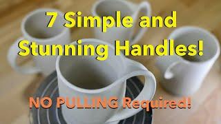 7 SIMPLE and STUNNING Handles for Pottery!