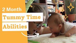 Tummy Time Abilities at 2 Months