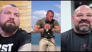 Watching Gym videos with Brian Shaw | Eddie Hall