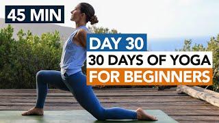 45 Min Beginner Yoga Flow (Day 30) 30 Days of Yoga For Beginners