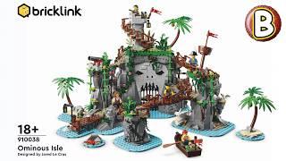 LEGO Bricklink Designer Program 910038 Ominous Isle Pirates  | Stop Motion Review