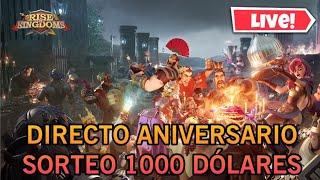 DIRECTO 6TO ANIVERSARIO DE RISE OF KINGDOMS CON IMIGBO EFRAINFOUNDLOVE Y ZEUS