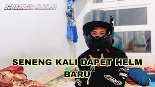 DENZ FARHAN SENENG KALI DAPET HELM BARU