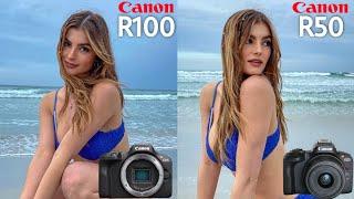 Canon Eos R100 VS Canon Eos R50 Camera Test