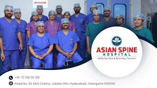 Asian Spine Hospital Jubliee Hills | Hyderabad  | About Us | Best Spine Hospital |