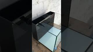 Aquário 120 Litros 60x50x40 Vidro 8mm Lapidado com Sump Traseiro