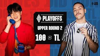 100 vs TL | LCS Playoffs Summer 2024 - Day 4