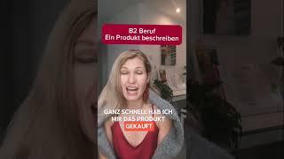 PRODUKT BESCHREIBEN B2 BERUF mit Elena Wermuth