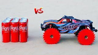 Experiment: Rc Truck vs Coca Cola