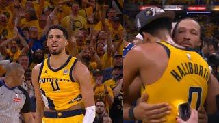 Tyrese Haliburton logo 3 as Pacers eliminate Knicks to advance to NBA Finals