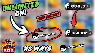 How to Get Tons of Chi Fast in Ninja Legends Roblox 2024  | Top 3 Methods & Secret Glitch!