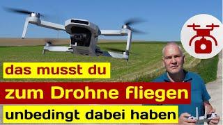 Achtung ️ Drohnen Kontrolle: das sollte JEDER zum DROHNE fliegen mit dabei haben 