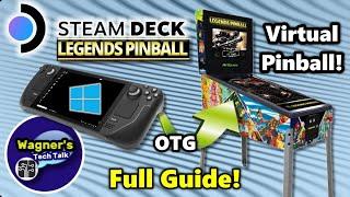 Steam Deck Virtual Pinball on a Cabinet?  Yes! FX3, VPX & FP +How To