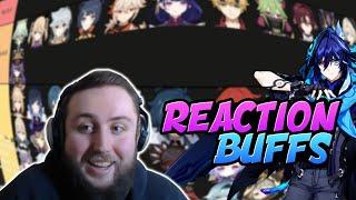 Who Is Getting Buffed from the Reaction Buffs