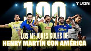 ¡HOMBRE CENTENARIO!  Los mejores goles de HENRY MARTÍN con AMÉRICA | TUDN