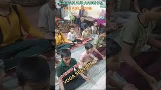 Evening yoga session at old age home // AANGAN AUR AANCHAL