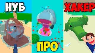 РАБОТАЮ в ЗООПАРКЕ! крокодил НАПАЛ на меня! Zoo Happy Animals