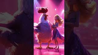 Sam the Giant Chicken’s Neon Disco Groove #youtubeshorts #shorts