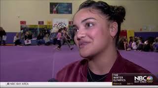 Laurie Hernandez at Accel Gymnastics Event