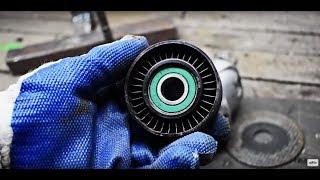 BELT IDLER TENSIONER PULLEY and OLD RIBBED BELT ??? / 2 GENIUS DIY IDEAS MADE FROM OLD CAR PARTS