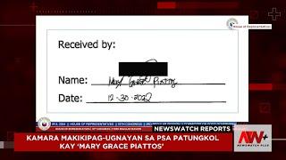 Kamara makikipag-ugnayan sa PSA patungkol kay 'Mary Grace Piattos' | NewsWatch Reports