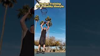 vertical training @ age 49 is a healthy lifestyle #basketball #dunk #jumping #shorts