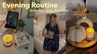 My cosy, bookish evening routine   Fall, relaxing, self-care & reading