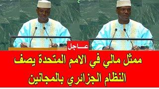 عاجل : سفير مالي في الأمم المتحدة يصف النظام الجزائري بالمجانين في تصريحات خطيرة غير مسبوقة